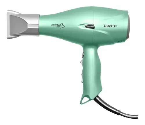 Secador De Pelo Taiff Fox 3 Ion Profesional Dorado Color Verde claro