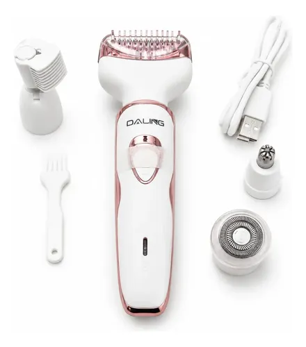 Depiladora Eléctrica Recargable Usb 4 En 1 Daling Dl-6043