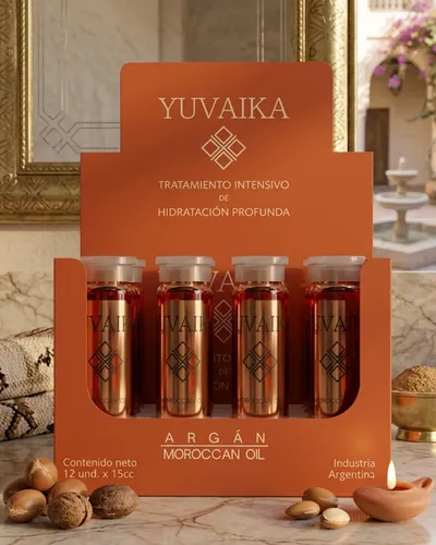 Yuvaika Kit X6 Ampollas Moroccan Oil Argan