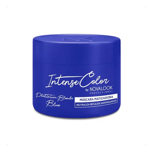 Matizador Shampoo 375ml Azul+ Mascara 250 Ml Novalook Fact.a