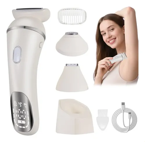Depiladora Eléctrica Xp7 3 En 1 Usb  Mujer Facial Y Cuerpo