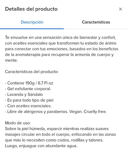 Gigot Deep Calm Lavanda Y Sándalo Exfoliante Corporal Renuar