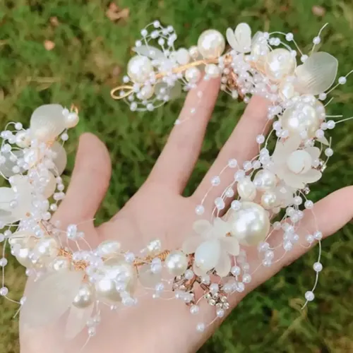 //corona De Flores Para Novia Tiara Pedraria Daminha Wedding