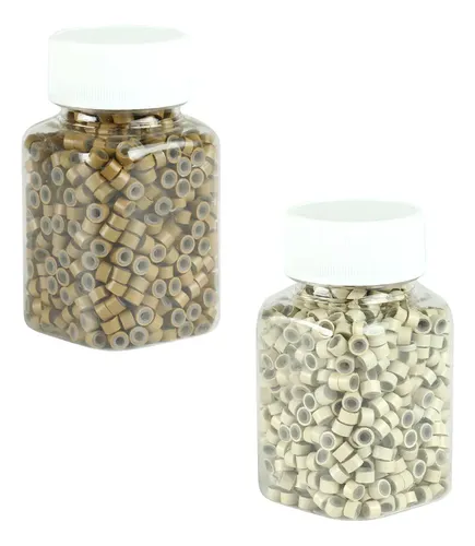 500pcs Anillos De Silicona Para Extensiones De Cabello Y Tre