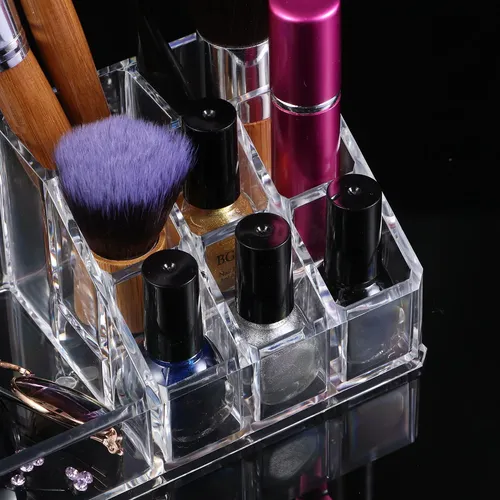 Caja De Almacenamiento De Cosméticos De Acrílico Transparent