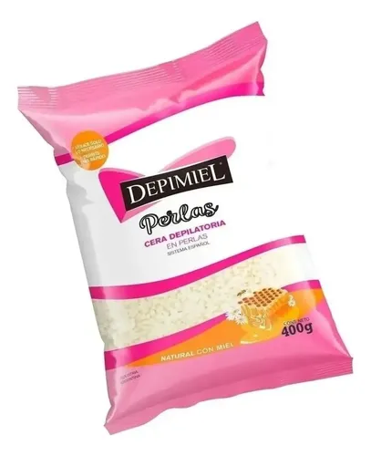 Cera Para Depilar Sistema Español Depimiel En Perlas Natural 400gr