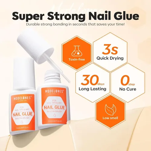 Modelones Pegamento Para Uñas Postizas Z2-nail Glue