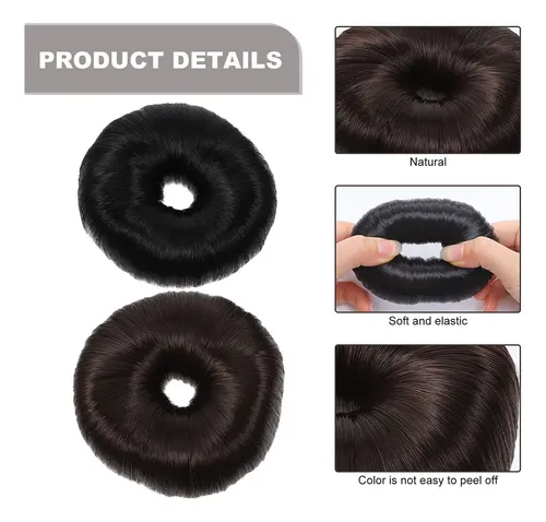 3 Anillos De Extensión Con Moño Para El Cabello, Desor