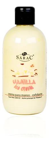 Crema Para Manos Exfoliante Con Vitamina E Vanilla Ice Cream