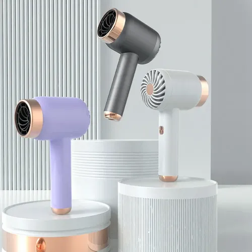 Secador De Pelo Inalámbrico, Plug And Play 2 En 1 Con U