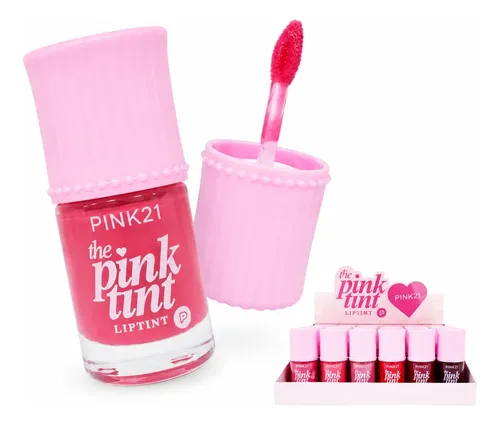 Brillo Labial Lip Tint Pink 21 Hidratante Efecto Gloss