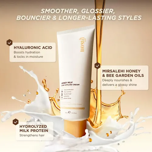 Gisou Mascarilla Para Peinar Honey Milk 5-in-1 Styling Cream