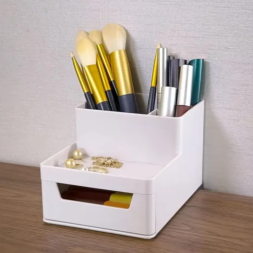 Organizador De Maquillaje Pequeño C2, Encimera Para Cosmétic