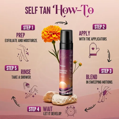 Kit Autobronceador Mousse – 250ml Xl & Manopla & Correa | 1-