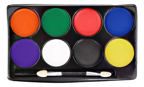 Paleta Maquillaje Artistico Pintura 8 Colores