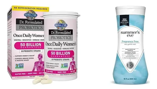 Combo Probióticos Y Gel Femenino Sin Fragancia