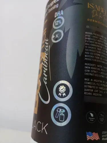 Loción Autobronceante 12% Bodytan Caribbean Black 1 Litro