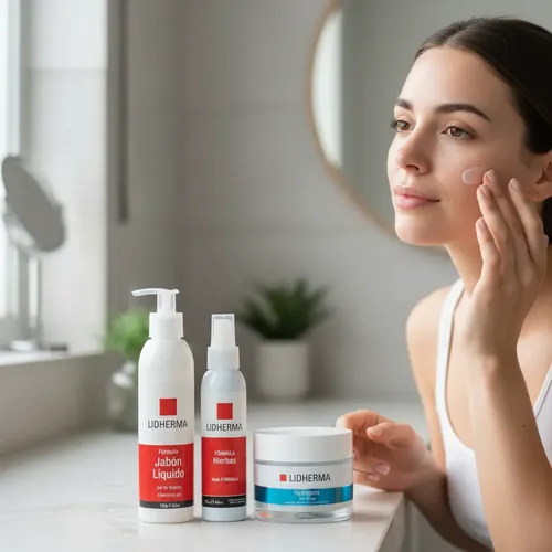 Rutina Facial Skincare Piel Grasa Mixta Hidratante Lidherma