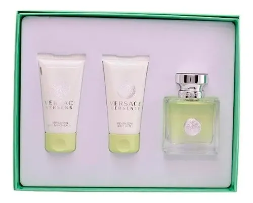 Set Perfume Versace Versense 50ml Mujer Fragancia Floral