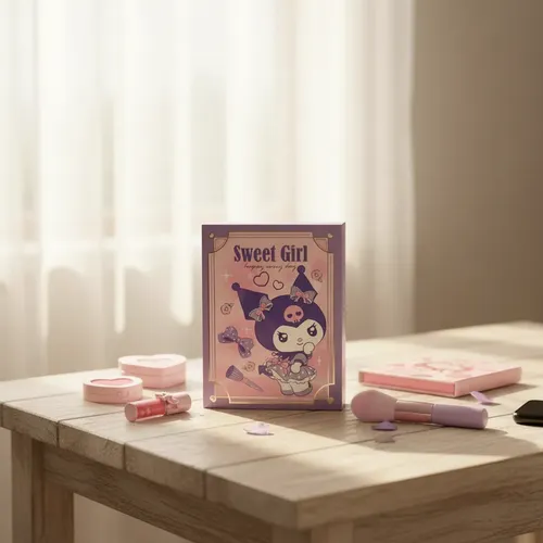 Set De Maquillaje Sweet Girl Kuromi Estuche Kawaii
