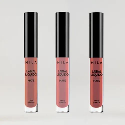 Labial Liquido Mate Mila Color 01 – Nude Almendra
