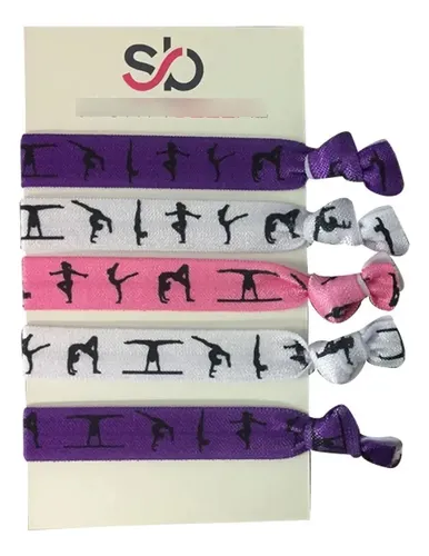 Cintas Para El Pelo Sportybella Gymnastic Morado/rosa Para N