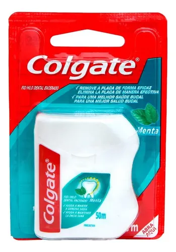 Colgate original hilo dental mint sabor menta 50 m