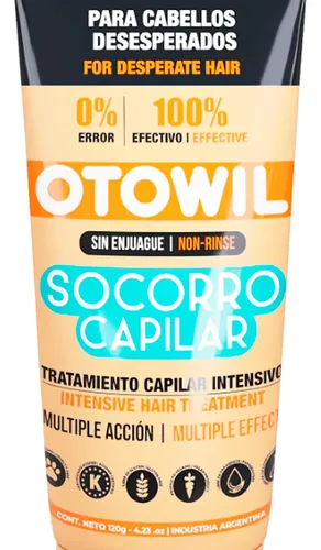 Otowil Socorro Capilar Reparador Intensivo Sin Enjuague 120g