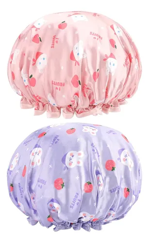 Gorros De Ducha, 2 Unidades, Gorros De Baño For Niños, Impe