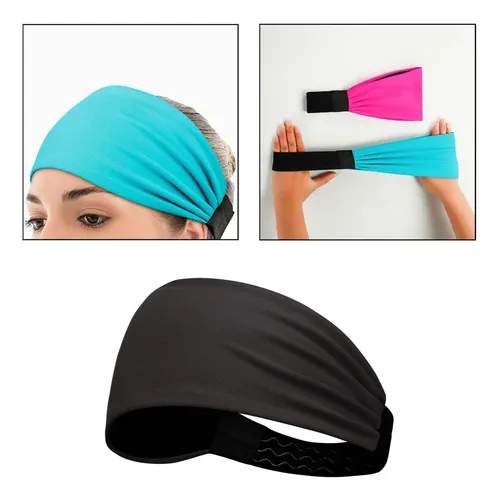 Bandas Para El Pelo Deportivas, Bandas Para El Pelo, Negro