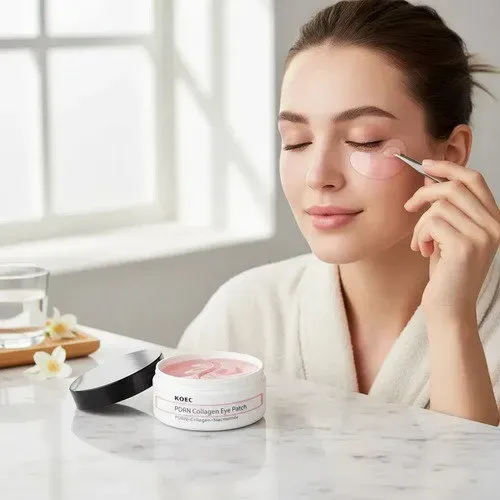 Koec Pdrn Salmon Parche De Colágeno Para Ojeras 60 Piezas