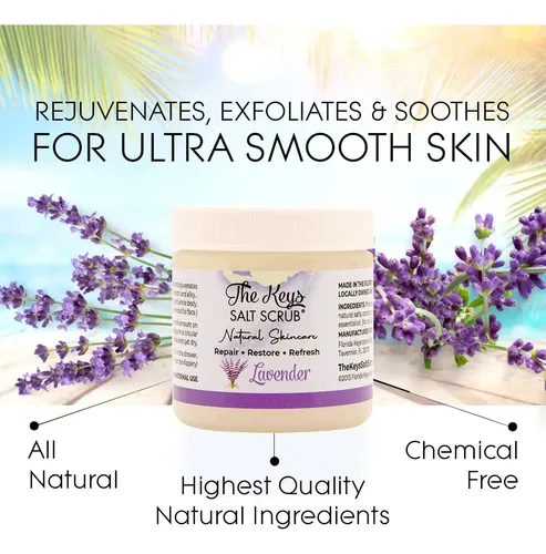 Exfoliante Corporal The Keys Sal Marina Lavanda 100 Ml Pack