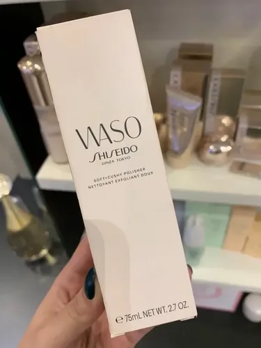 Shiseido Waso Soft + Cushy, Exfoliante Facial, 75 Ml