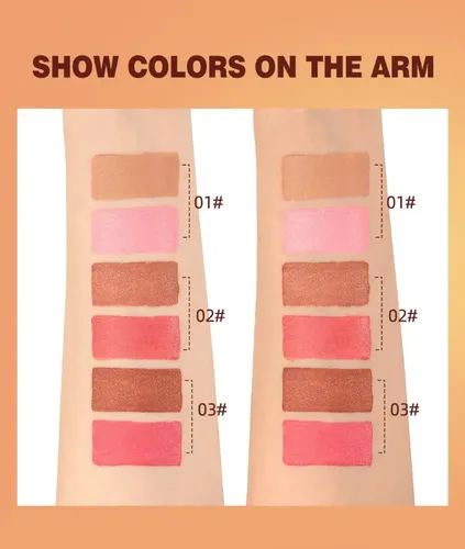 Paleta Contorno Rubor Iluminador Portátil Maquillaje Retoque