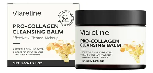 Bálsamo Desmaquillante Con Colágeno Viareline, Suave E Hidra