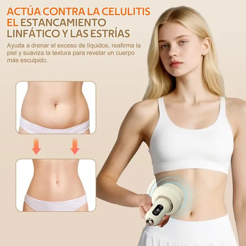 Aa Masajeador Eléctrico Ventosa Y Calor
