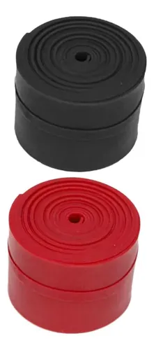 Bandas De Hilo Muscular Fitness Band 2 Rollos Negro.