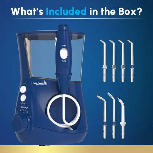 Hilo Dental Eléctrico Waterpik Aquarius Wp-663, Azul Azul