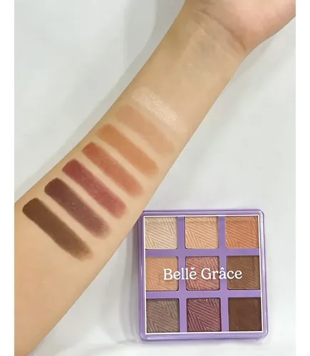 Paleta Sombras Ojos X9 Tonos Brillante Mate Maquillaje