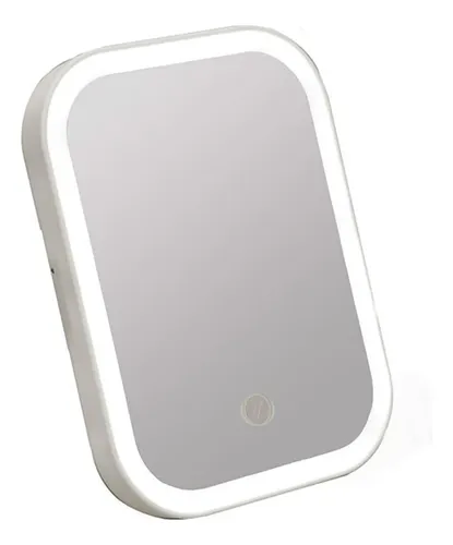 Espejo Mesa Con Luz Led Portatil Tactil 13x18cm Vertigo Vgo