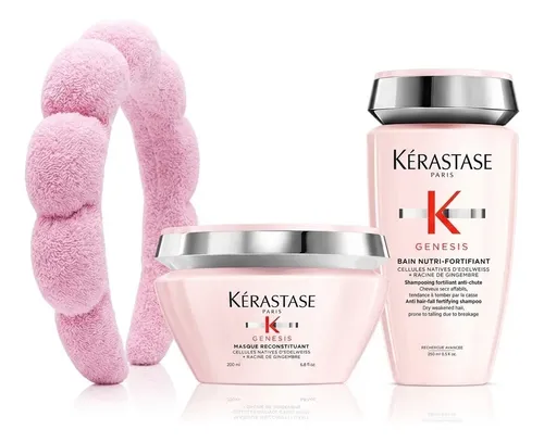Kit Kérastase Genesis Anticaída Shampoo, Máscara Y Regalo
