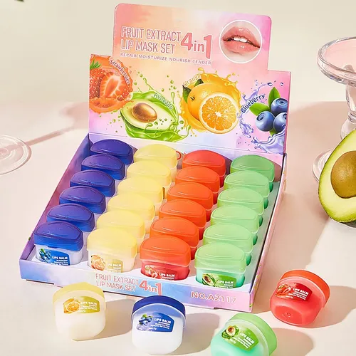 Set 24 Bálsamos Labiales Hidratantes Con Máscara
