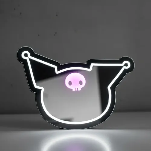 Espejo Iluminado Kuromi Led 27x19cm Acrílico Inastillable