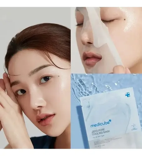 Medicube Zero Pore Cooling Mask – Mascarilla Calmante 1 Pza Tipo De Piel Todo Tipo De Piel