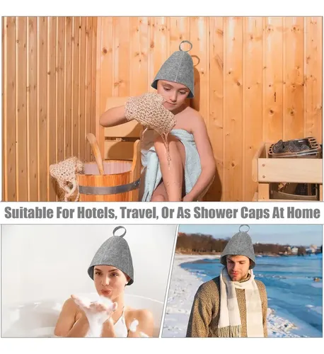 Gorro De Baño Anticalor Jrex For Sauna, Lana Gruesa, &ts
