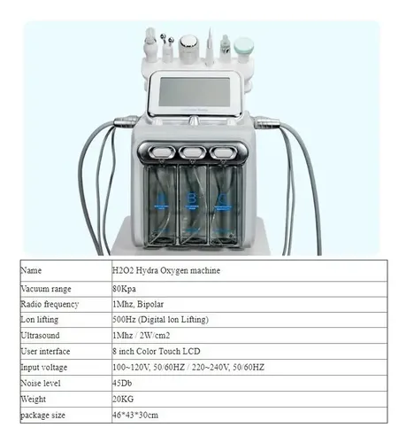 Máquina Hydrafacial 6 En 1 Profesional Dermoabrasión Klinik Mixta