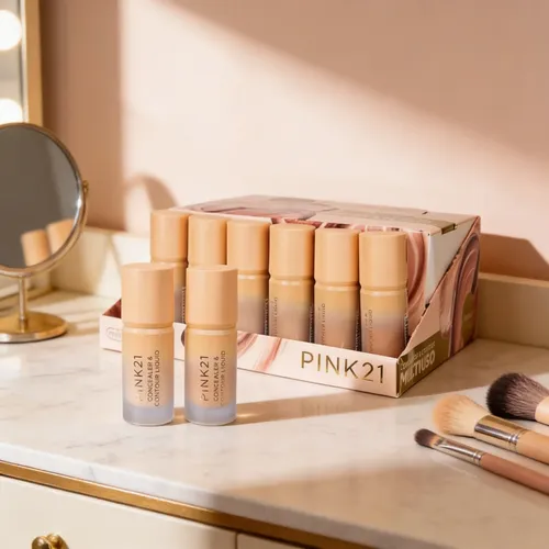 Corrector Y Contorno Liquido P/rostro Maquillaje Profesional