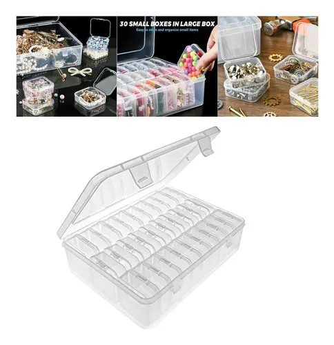 Jsjx Caja De Almacenamiento Transparente, Estuche For