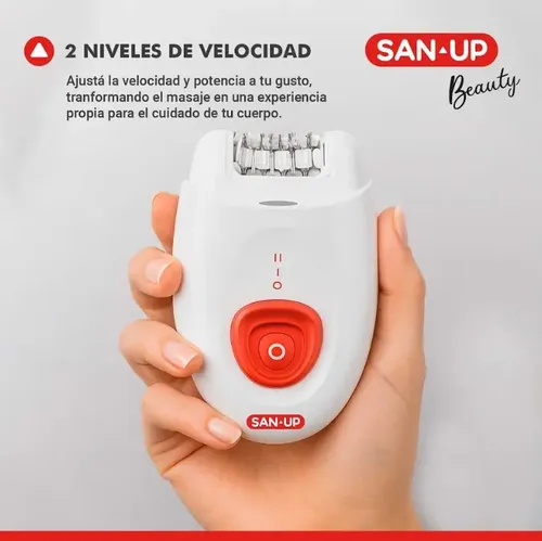 Depiladora San Up Inalámbrica Episense Color Blanco