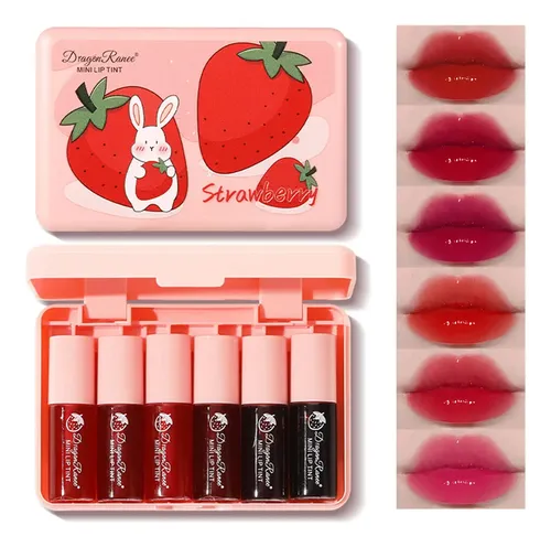 Tinte De Labios Eakroo 6 Colores Multiusos Hidratante